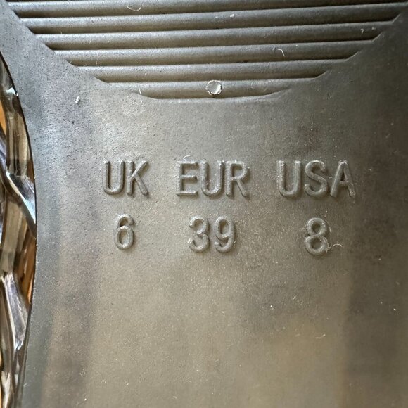 MIA DARLEENE Black Jelly Open Basket Weave Slip On Ballet Flat Shoes Size 8 - Picture 11 of 12